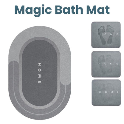 DryStep™ - Badematte Stein - Modern Stil - Schnell Trocknende Oberfläche
