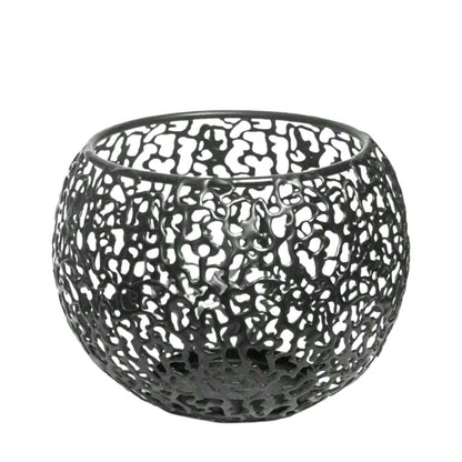 LumiSphere™ - Teelichthalter Metall - Geometrischer Stil - Atmosphärisches Licht