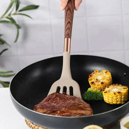 CookCraft™ - Silikon Küchenutensilien Set - Modern Stil - 10-teiliges Kochset