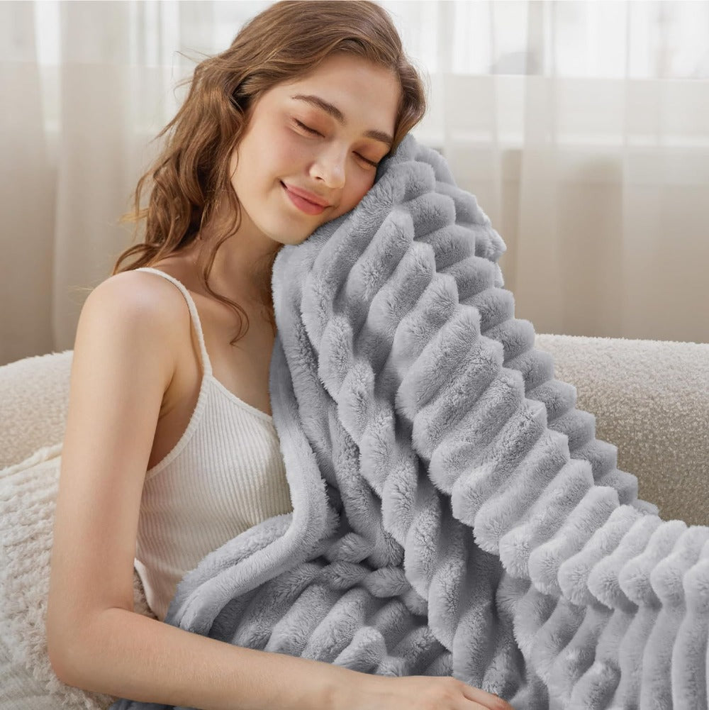 CloudBlanket™ - Plüsch Decke - Modern Stil - Strukturierte Komfort Oberfläche