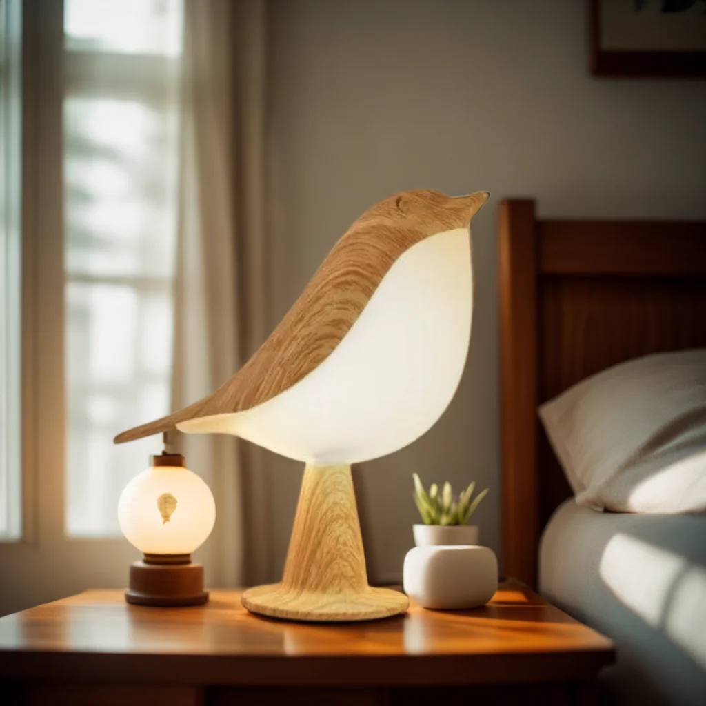 BirdLamp™ – Beruhigende Nachtlampe mit Touch-Steuerung – Warmes LED Licht