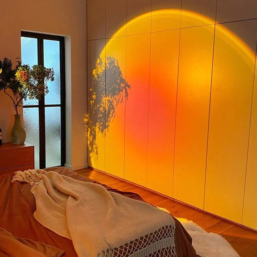GlowDusk™ - LED Stimmungsleuchte - Modernes Design - Sonnenuntergang Effekt Lampe