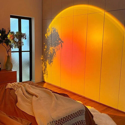 GlowDusk™ - LED Stimmungsleuchte - Modernes Design - Sonnenuntergang Effekt Lampe