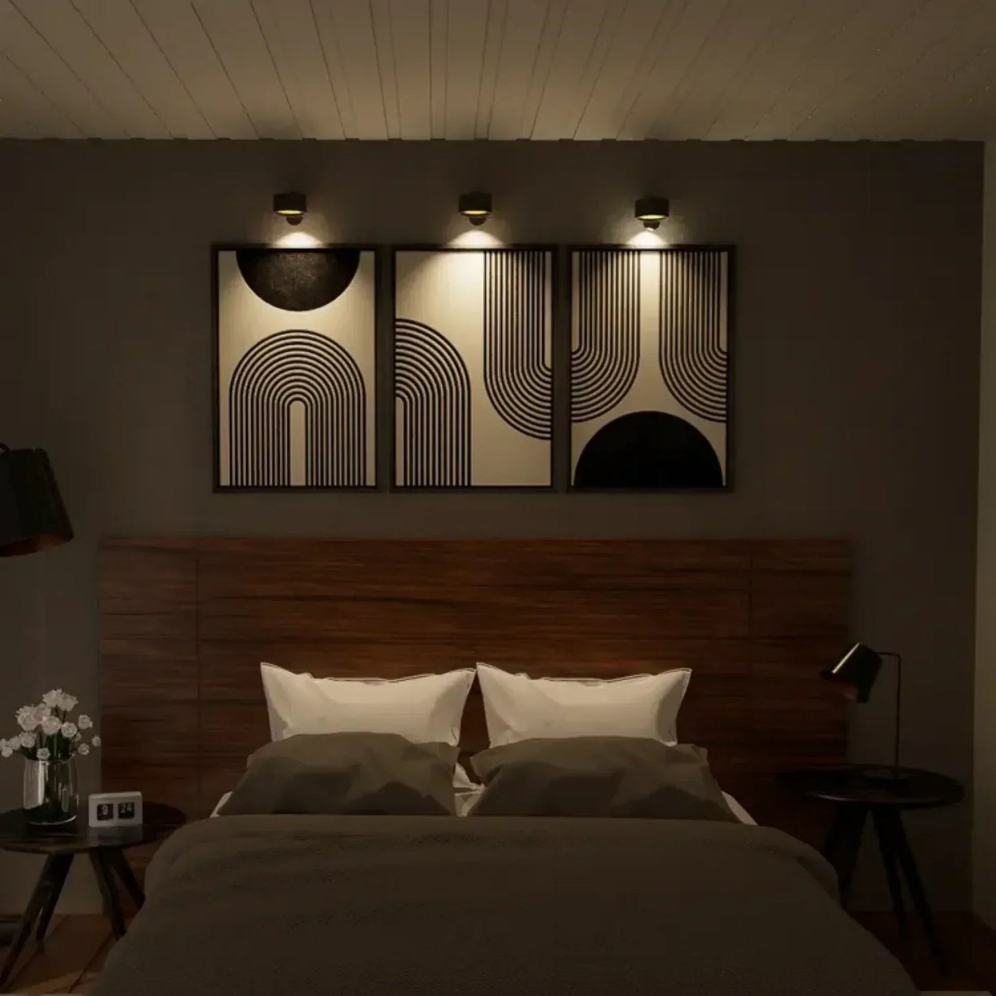 FlexBeam™ - Kabellose Magnet Wandlampe - Modernes Design - 360° Drehbare Wandleuchte