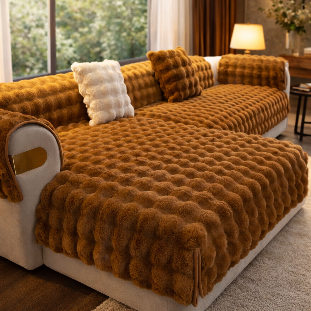WaveSofa™ – Premium Anti-Rutsch Sofaüberwurf – Weich & Schützend