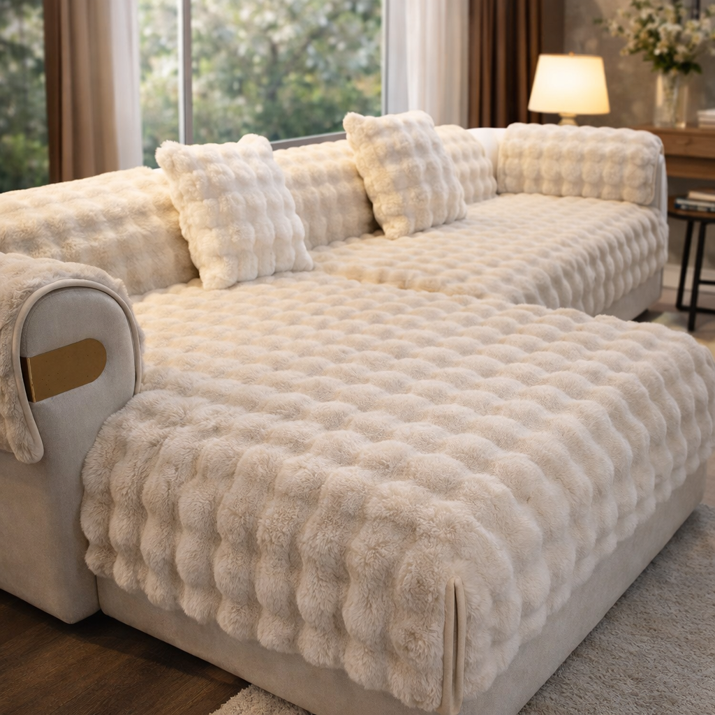 WaveSofa™ – Premium Anti-Rutsch Sofaüberwurf – Weich & Schützend