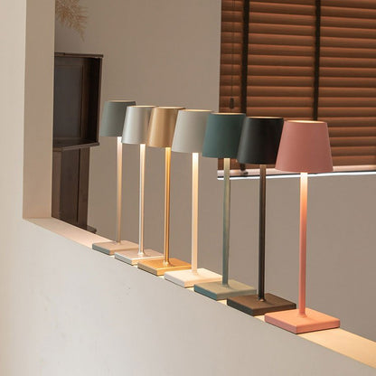 NordGlow™ - Kabellose Tischlampe - Skandinavisches Design - Wiederaufladbare LED Lampe