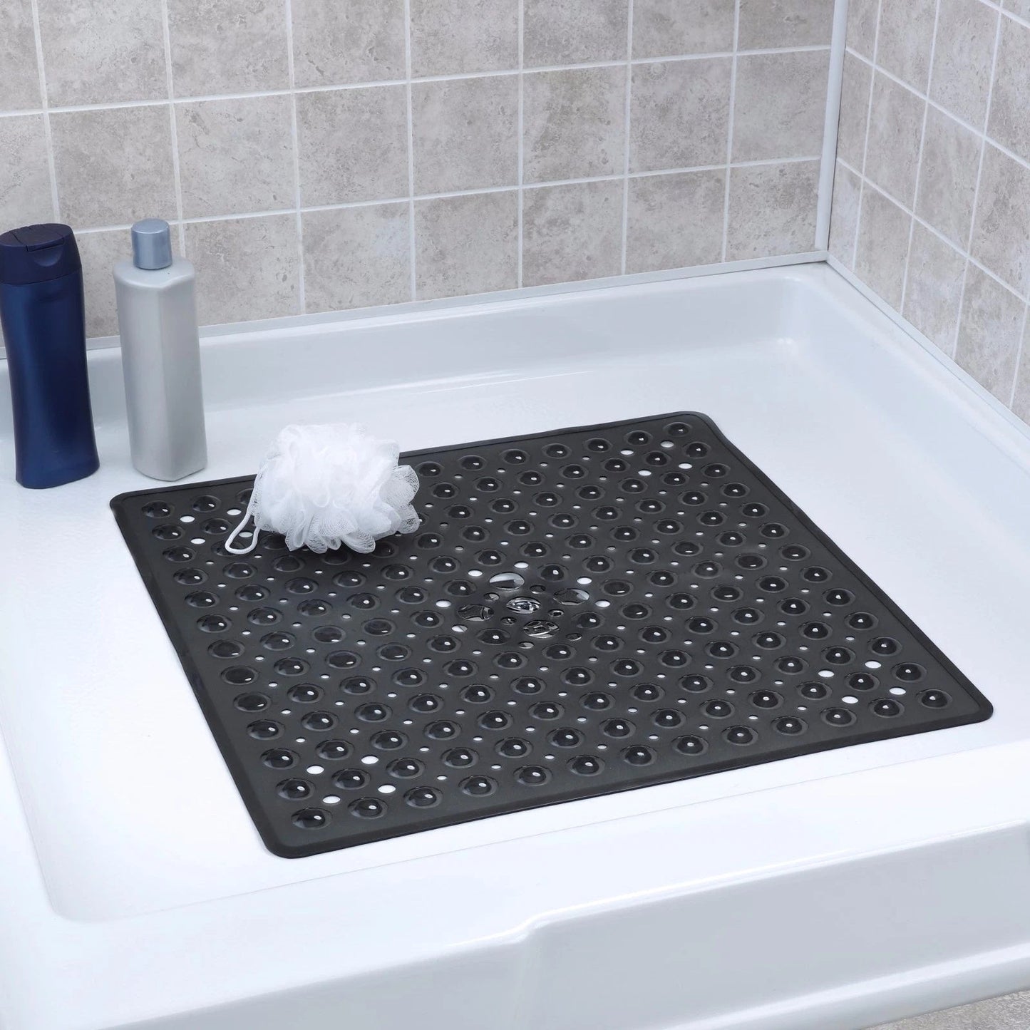 SureGrip™ - Rutschfeste Duschmatte - Modernes Quadratdesign - Starke Saugnapf-Haftung